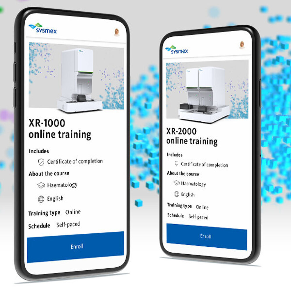 Aprovecha las ventajas de la formación Sysmex XR en tu propio laboratorio